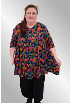 Sort tunika med bomber, Bella H031-HO130