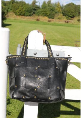 Sort taske med flet, 11221