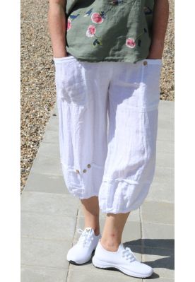 Kort hør buks, ore hvid HL1001