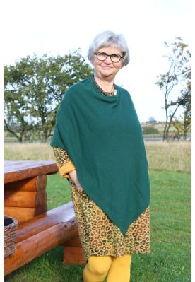 Mørk grøn poncho, Emma