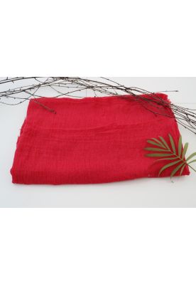 Tørklæde, ensfarvet,  rød 8908