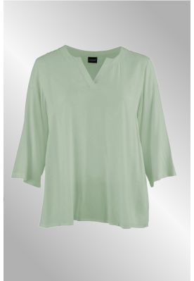 Dusty green viskosebluse, Alva 234071
