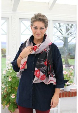 Sjal / tørklæde silke 250