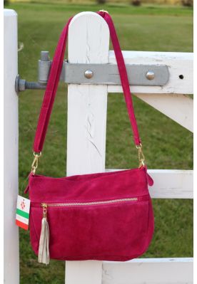 Pink ruskindstaske, C1055