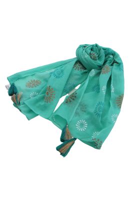 Tørklæde mint 2254