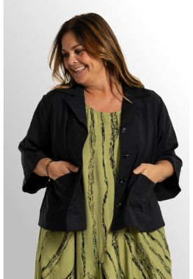 Kort sort jakke Farzana, G244025