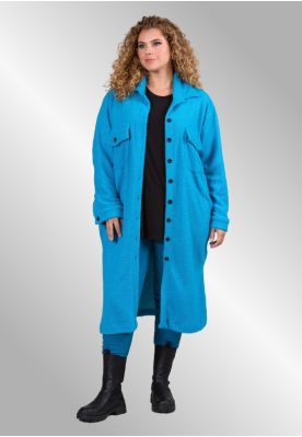 Turkis bouclet jakke, Maelle