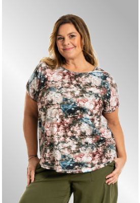 Multi print Gitte t-shirt, G254073