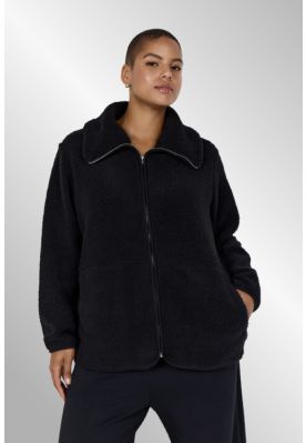 Teddy cardigan, Sort W20658