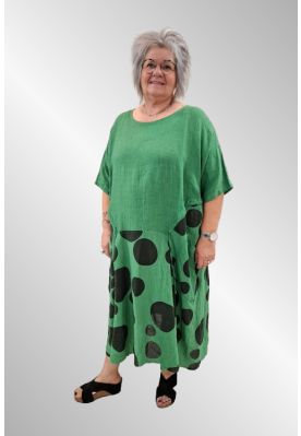 Grøn hørkjole, Hulda