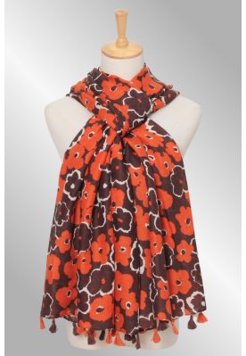 Orange tørklæde, 2256647