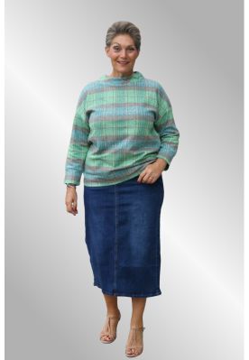 Lang cowboy nederdel, BS denim 6945