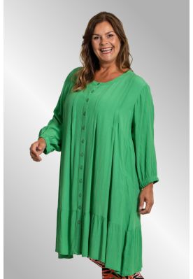 Græsgrøn tunika kjole, Amalie G233074