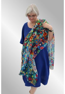 Tørklæde i hør / bomuld, NL Otr 4606