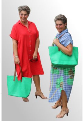 Grøn taske 89138, tre i en