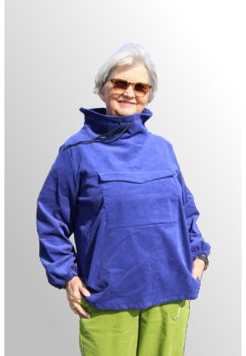 Lilla fløjls anorak / bluse, Mondi