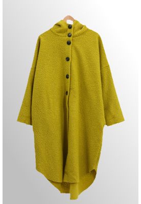 Lime Jakke med hætte, Danny 24316