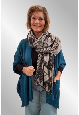 Stort lækkert tørklæde Tif Tiffy, Velma