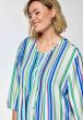 Stribet viskose tunika, Johanne 262044