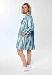 Stribet viskose tunika, Johanne 262044
