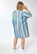 Stribet viskose tunika, Johanne 262044