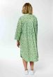 Grøn printet skjortekjole, Gozzip 262046
