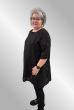 Sort hør tunika, 070423
