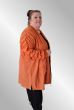 Brændt orange cardigan jakke, Dina 251009