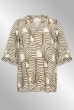 Oliven printet bluse, Lovis W10470
