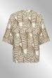 Oliven printet bluse, Lovis W10470