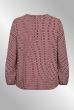 Bordeaux viskose bluse, Nora W10539