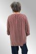 Bordeaux viskose bluse, Nora W10539