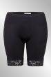 Sorte cykel shorts med blonde kant, G152631
