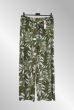 Grønne bukser med bladprint, 2218-9