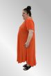 Orange viskose kjole i A facon, 24102