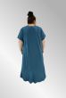 Petrol viskose kjole i A facon, 24102