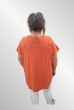 Orange Gitte T-shirt med print, G251020