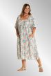 Lang kjole i smukt sommerprint, 253052