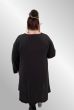 Sort viskose tunika, 25362