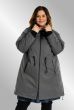 Grå vinterjakke, Olivia G255002