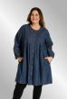 Johanne tunika, denim, 255071