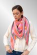  Pink orange strik tørklæde/sjal, 2697
