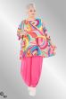 Multi color print tunika, AKH Rainbow 593