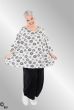 Hvid print tunika, AKH Jasmina 593