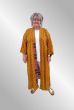 Gylden silke kimono, Wauw, lang 408