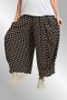 Sorte ballon bukser med print, AKH8069 Junna