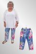 Blå printet pants, EF2400
