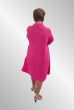 Pink bomulds skjorte kjole / cardigan, Betty XUI