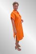 Orange bomulds skjorte kjole / cardigan, Betty XUI