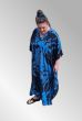 Viskose Kaftan, blå, 6206-2301